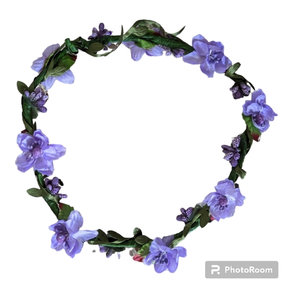 2/$10 Purple floral milestone blanket - Picture 2 of 2